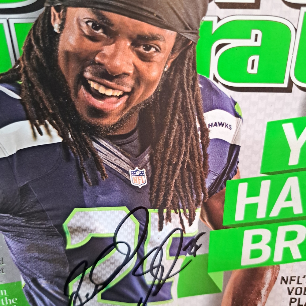 Seattle Seahawks Richard Sherman Sports Illustrated Signed Cover - Picture 6 of 6